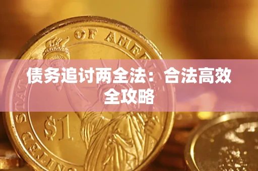 武汉债务追讨两全法：合法高效全攻略