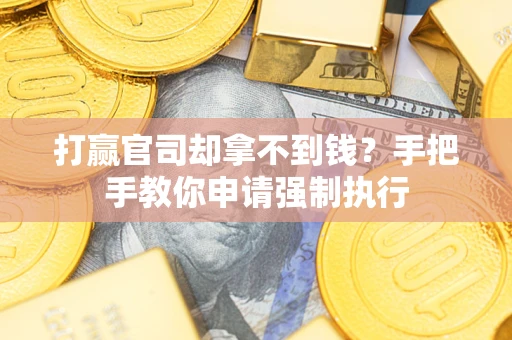 武汉打赢官司却拿不到钱？手把手教你申请强制执行