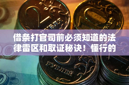 武汉借条打官司前必须知道的法律雷区和取证秘诀！懂行的人已经留好这些证据