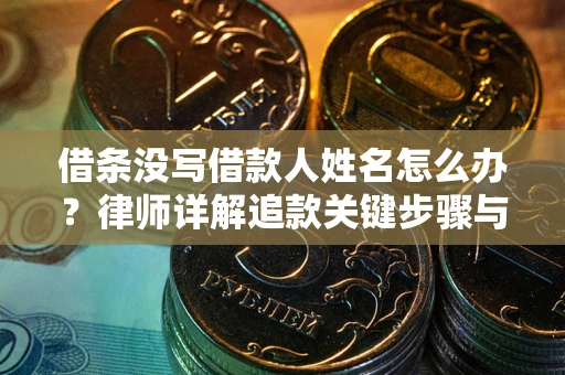 武汉借条没写借款人姓名怎么办？律师详解追款关键步骤与证据链构建
