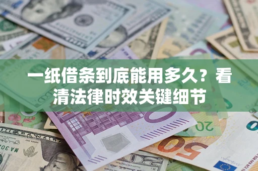 武汉一纸借条到底能用多久？看清法律时效关键细节