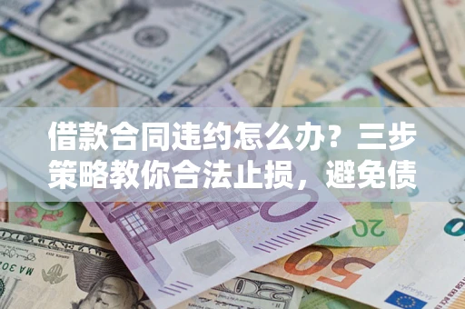 武汉借款合同违约怎么办？三步策略教你合法止损，避免债务危机升级