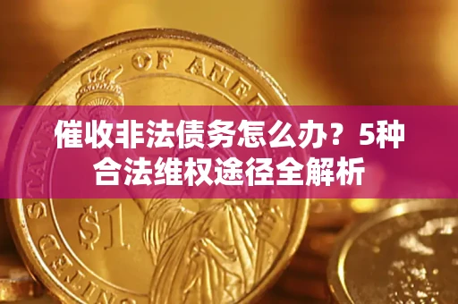 武汉催收非法债务怎么办？5种合法维权途径全解析
