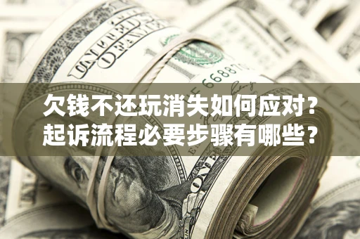 武汉欠钱不还玩消失如何应对？起诉流程必要步骤有哪些？